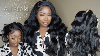 A Pre Styled C Part CLOSURE Wig? Customized Wig Install With 90's Inspired Updo | Alipearl Hair