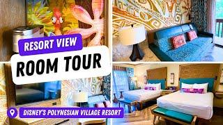 Check Out This Resort View Room at Disney's Polynesian Village Resort! Tour This Disney Resort Room!