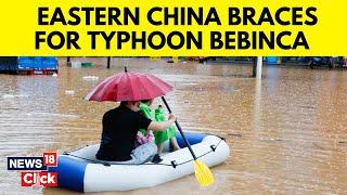 Flights Grounded in Shanghai as China Braces for Typhoon Bebinca | China News | News18 | N18G