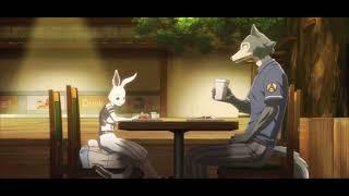 Haru and Legosi have dinner together| Beastars Episode 5