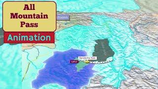 All important Mountain Pass of india with Smart MAP Trick | with Memory Technique