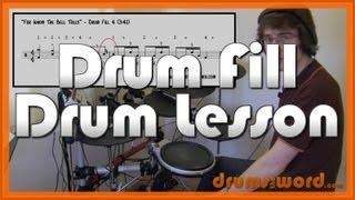  For Whom The Bell Tolls (Metallica)  Drum Lesson | How To Play Drum Fill (Lars Ulrich)