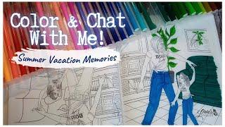 SATURDAY COLOR & CHAT #2 | SUMMER VACATIONS AS A KID | LIVIE'S LOVELIES