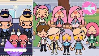 My Twin And I Were Born On A Plane | Toca Boca World Story | Toca Julia