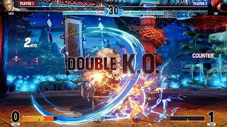 KOF XV GEESE vs IORI - The King of Fighters XV kof15 SNK fighting game NEOGEO