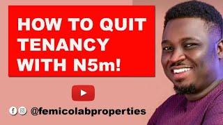 How To Quit Tenancy With #5 Million Naira #lagos #realestate #lagoslandlord  #ajah  #lagos #lekki