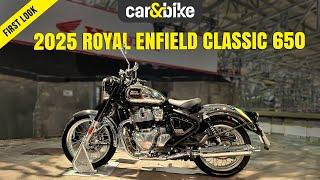 Twin-cylinder Royal Enfield Classic 650 UNVEILED at EICMA 2024! | Detailed First Look