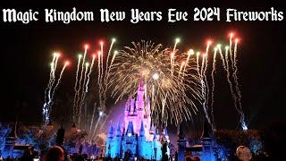 Magic Kingdom New Years Eve 2024 Fireworks - Fantasy in the Sky Full Show in 4K | Walt Disney World