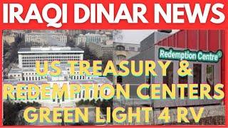 US Treasury and Redemption Centers Green Light for IQD Revaluation, 2024  Iraqi dinar news today