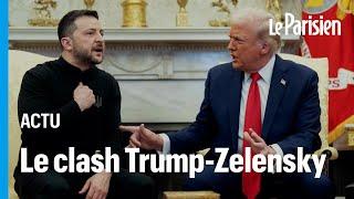 Zelensky écourte sa visite après un échange explosif avec Trump à la Maison blanche