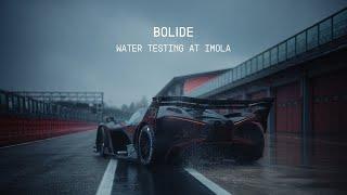 BUGATTI BOLIDE: Water Testing at Imola Circuit