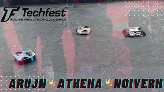 ATHENA[Team BHP Robotics] v/s ARJUN [Invincibles]v/s NOIVERN | Techfest 2023| IIT Bombay | ROBOWAR