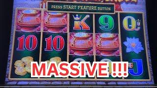 MASSIVE WINS on Buddha Dragon Link machine!!! JACKPOT!!! I had an AMAZING DAY!!!