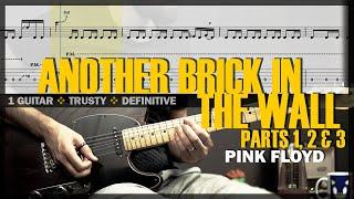 Another Brick in the Wall | 일렉트릭 기타 악보 | 기타 솔로 튜토리얼  PINK FLOYD