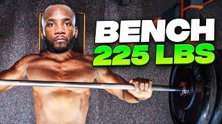 Bench Press 225 lbs FAST!! (Step-by-Step Guide)