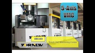 Yornew VMC300 Small 5 Axis CNC Machine Center of machining Video