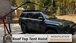 Install and remove a Roof Top Tent by yourself