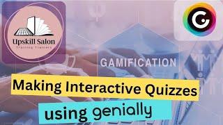 Making Interactive Quizzes Using Genially