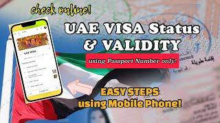 How to Check UAE Visa Status with Passport Number Using Mobile Phone