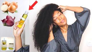 2 FAÇONS DE FAIRE L'HUILE D'OIGNON POUR UNE POUSSE EXTRÊME DE VOS CHEVEUX & COMMENT L'APPLIQUER !