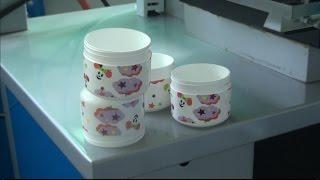 2BC Heat Transfer Machines On Plastic Jar Bottles,Jar Bottle Heat transfer machine