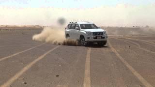 Rental car in Dubai's desert