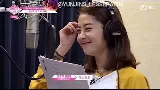 Lesserafim's Yunjin gorgeous voice in produce 48!! (predebut Yunjin)