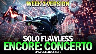 Solo Flawless "Encore: Concerto" Exotic Mission (Week 2 Version) [Destiny 2]