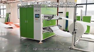 Hot Roll Laminating Machine | Seamlessly Laminating Extruded Polyethylene Foam Rolls