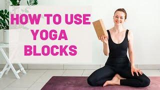 30 Ways To Use Yoga Blocks | Yoga Props | How to use yoga blocks