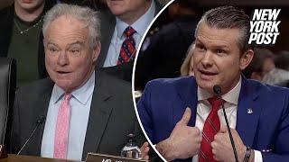 Pete Hegseth’s full heated exchange with Senator Tim Kaine