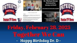 Dr. Michael Doran - Scholarship Essay Contest Video - Friday, February 28, 2025