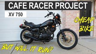 1983 Yamaha Virago 750cc Cafe Racer Build Project   Part 1