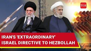 'Attacks On Israel...': Iran Issues 'Extraordinary' Decree To Hezbollah After U.S. Proposal