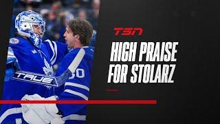 'That's how you play goalie in the NHL': O'Neill has high praise for Stolarz in Leafs' win