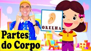 As Partes do Corpo Vamos Aprender | Música Infantil | Prof. Idalécio