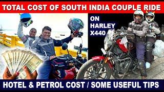 किती खर्च आला South India Couple Ride ला  l Long Bike Trip Expenses l Total Cost, Hotel Stay Detail