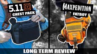 5.11 Skyweight Utility Chest Pack vs Maxpedition Fatboy: Pros, Cons & Uses - Long Term Review