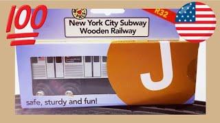 unboxing Munipals New York City Subway Line J Nassau Street Local R32 car  (05443)