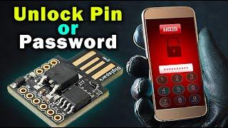 Building a key brute forcing device with a ATtiny85, Unlock Android Pin with Digispark Rubber ducky