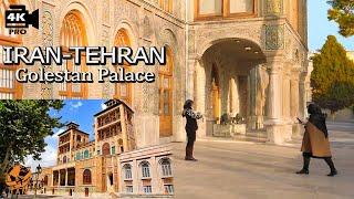 Tehran Walking Tour Golestan Palace Tehran Museum POV Iran walk 4k