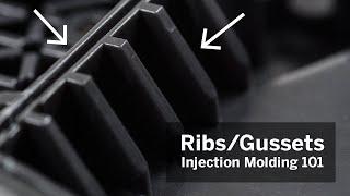 Injection Molding 101: Ribs & Gussets