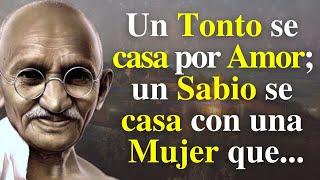 SABIDURÍA UNIVERSAL DE GANDHI |CITAS MÁS SABIAS E IMPRESIONANTES DE MAHATMA GANDHI |MENTE BRILLANTE