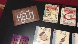 At The Helm. Solo card game published by Button Shy Games and designed by Ted Heidersdorf. Review.