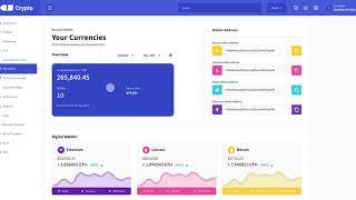 DCrypto - Cryptocurrency Bootstrap Admin Dashboard