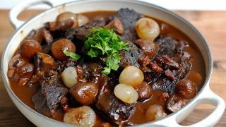 Boeuf Bourguignon im Bistro-Stil – Ein reichhaltiger und wohltuender Klassiker