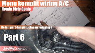 Jalur dan Wiring Diagram AC Honda Civic Genio Part 6