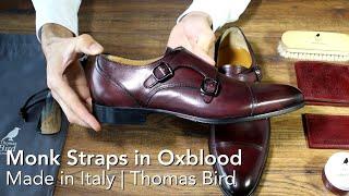 Monk Strap Shoes - Oxblood - Made in Italy | Thomas Bird