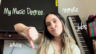 I got my music degree.. was it worth it? (jobs, biggest regret, advice)