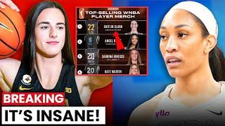 A'ja Wilson Fans LOSE IT Caitlin Clark FLEXES on WNBA as Wilson Basketballs & Merch SKYROCKET!